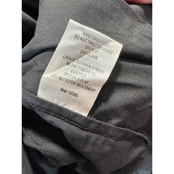 Ronny kobo Sirinda Dress S-Line V-Neck Pull-on Black Night, Size XL, Ret $648 - Picture 13 of 14